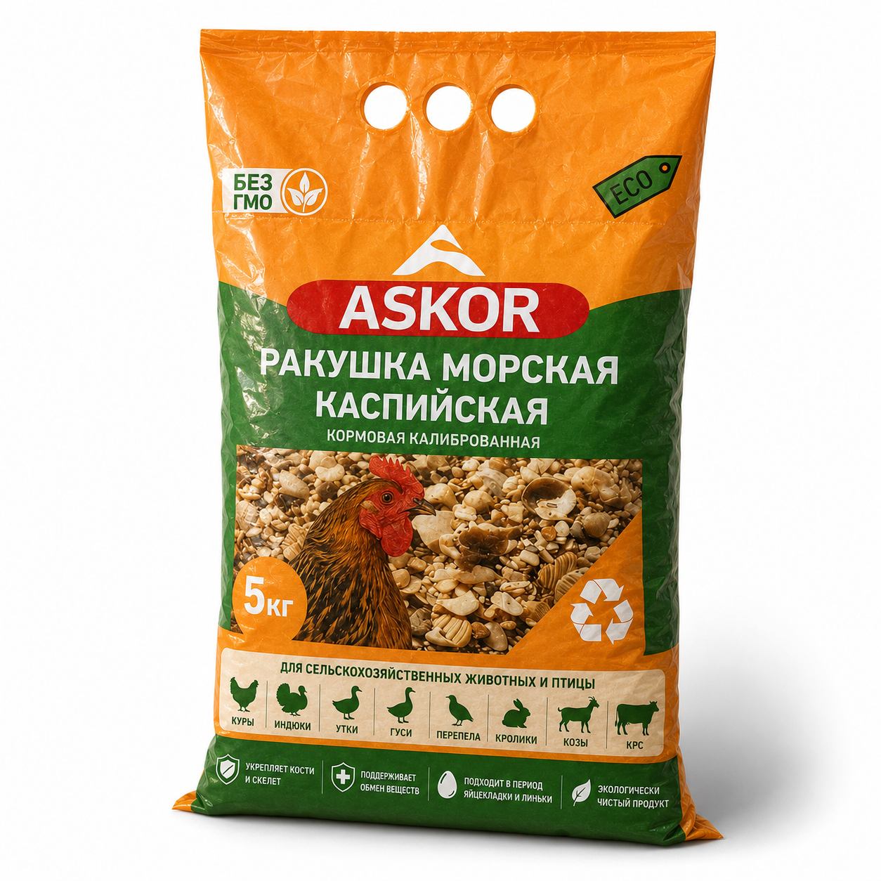 Ракушка морская Каспийская 5 кг.
